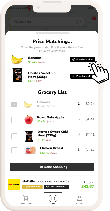 4. Shop & Price Match Your Groceries